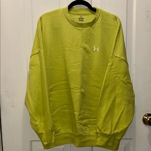 Under Armour Men's Bright Green/Yellow Crewneck Sweater
